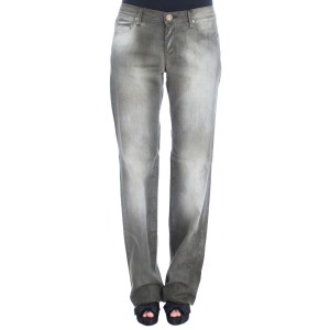 Ermanno Scervino Schicke Boyfriend Jeans in grauer Waschung