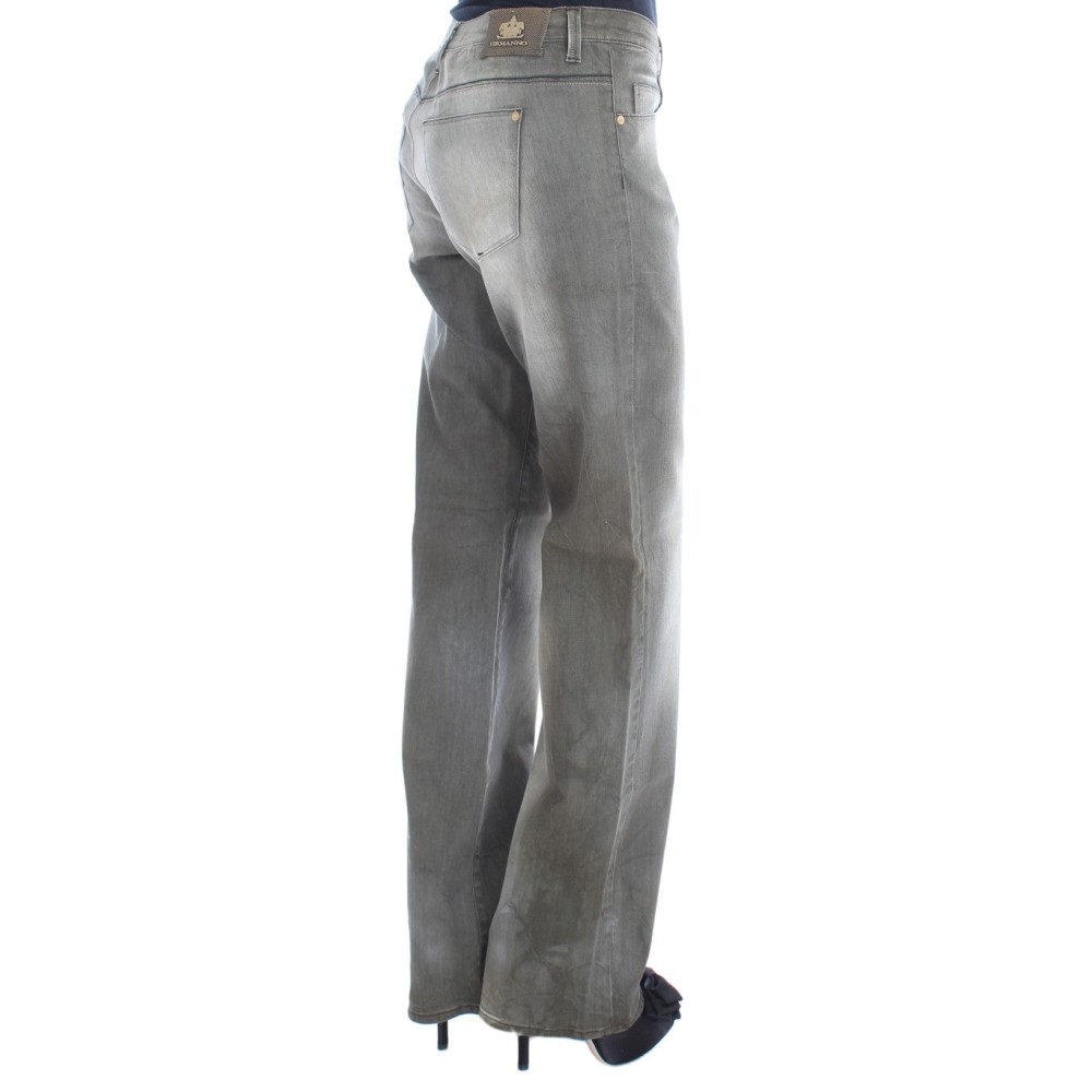 Ermanno Scervino Schicke Boyfriend Jeans in grauer Waschung