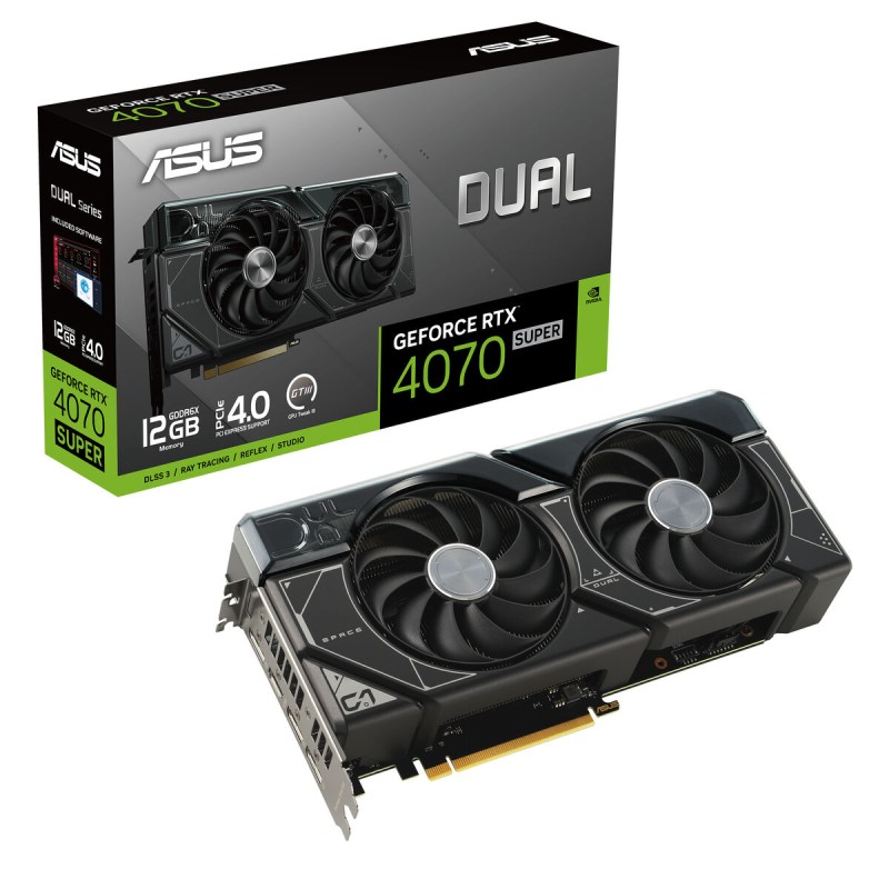 Carte Graphique Asus Dual RTX 4070 SUPER 12 GB GDDR6X