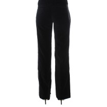 Ermanno Scervino Elegante Schwarze Hose mit weitem Bein aus Seidenmischung