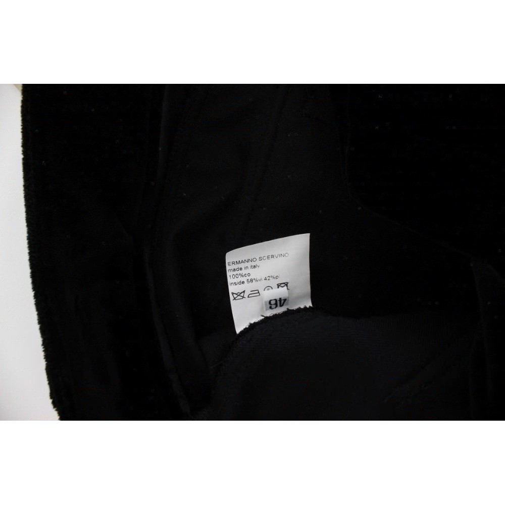 Ermanno Scervino Schicke schwarze Jeans mit weitem Bein aus Baumwolle