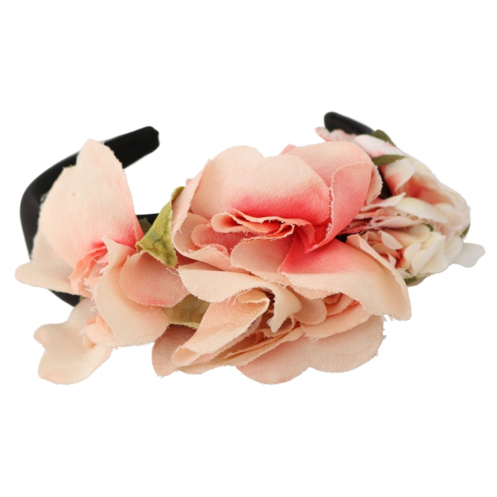 Dolce & Gabbana Elegantes Stirnband aus Seide Designer Tiara