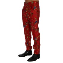 Dolce & Gabbana Elegante grüne Kaschmir-Sporthosen