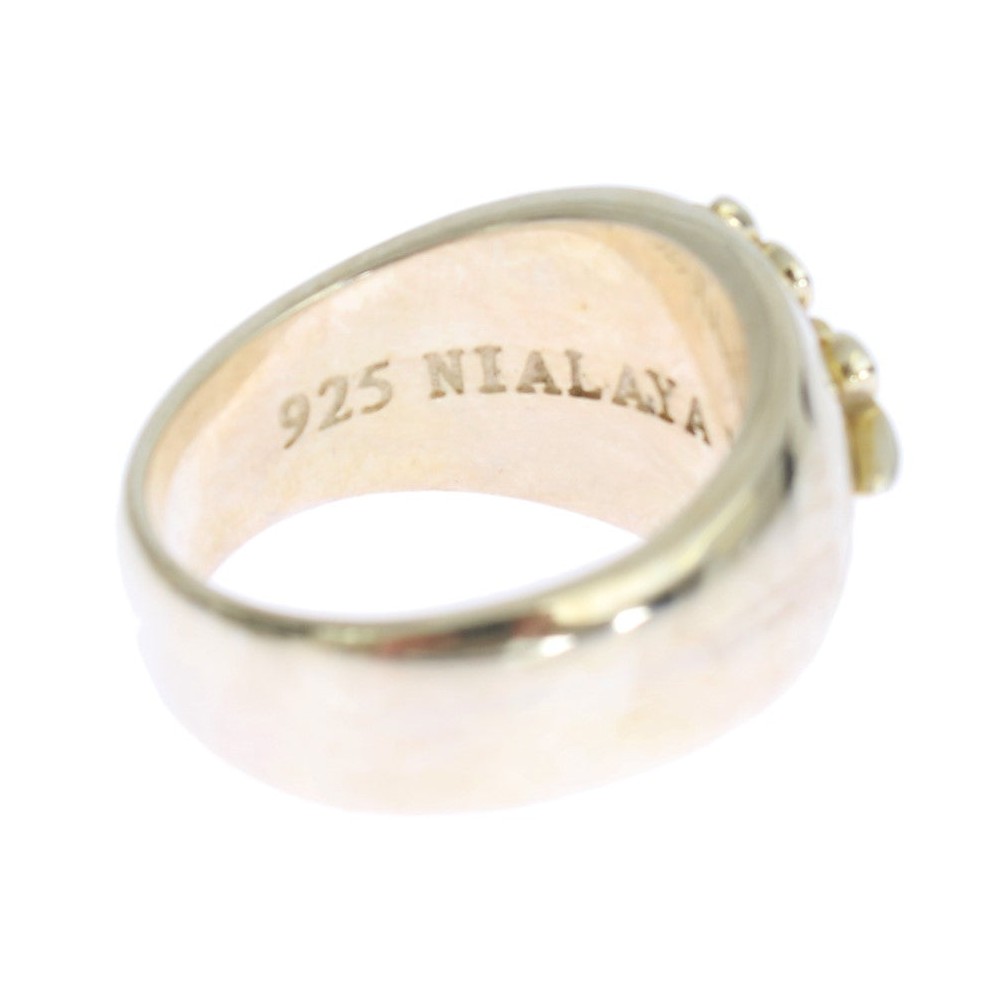 Nialaya Silber Statement Herrenring
