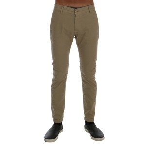 Daniele Alessandrini Beige Slim Fit Chinos für anspruchsvollen Stil