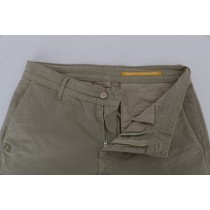 Daniele Alessandrini Beige Slim Fit Chinos für anspruchsvollen Stil