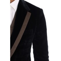 Dolce & Gabbana Eleganter blauer dreiteiliger Slim Fit Anzug