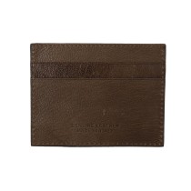 Billionaire Italian Couture Elegante Herrengeldbörse aus Leder in Braun