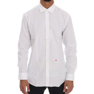 Moschino Elegantes weißes Slim-Fit Hemd aus Baumwolle