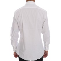 Moschino Elegantes weißes Slim-Fit Hemd aus Baumwolle