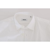 Moschino Elegantes weißes Slim-Fit Hemd aus Baumwolle