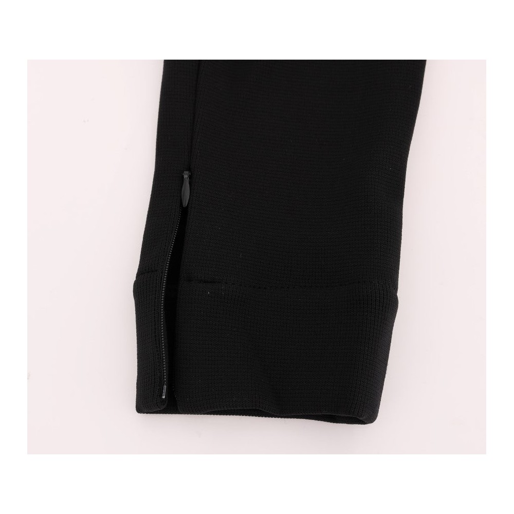 Dolce & Gabbana Elegante schwarze Stretch-Strumpfhose mit hoher Taille