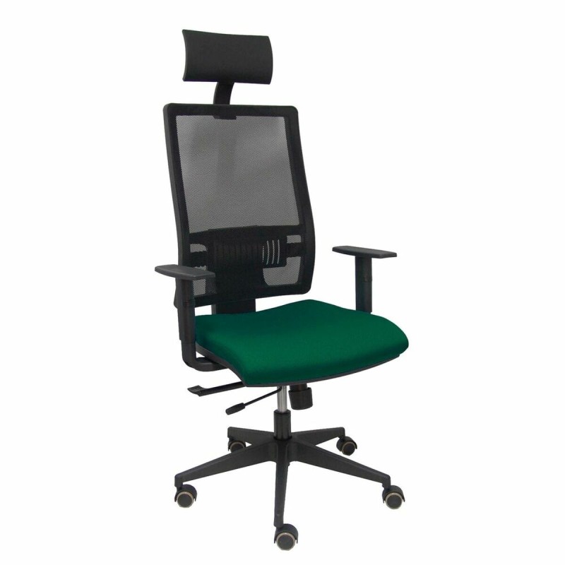 Chaise de Bureau avec Appui-tête P&C B10CRPC Foncé Vert foncé