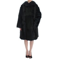Dolce & Gabbana Exquisiter Shearling Mantel Jacke