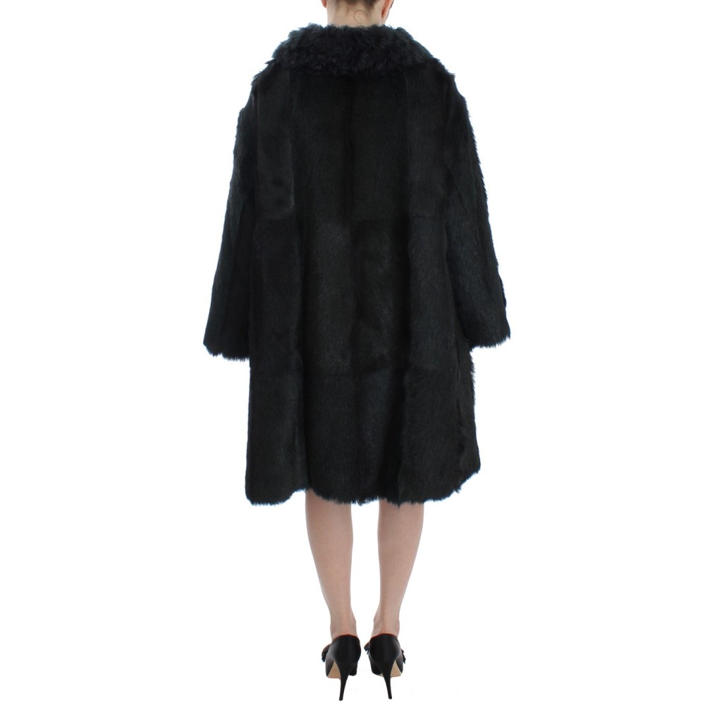 Dolce & Gabbana Exquisiter Shearling Mantel Jacke