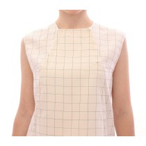 Andrea Incontri Schickes weißes ärmelloses Baumwollshirt Top