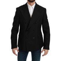 Dolce & Gabbana Eleganter Schwarzer schmal geschnittener formeller Blazer