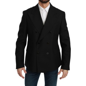 Dolce & Gabbana Eleganter Schwarzer schmal geschnittener formeller Blazer