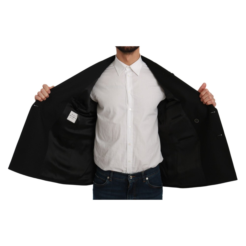 Dolce & Gabbana Eleganter Schwarzer schmal geschnittener formeller Blazer