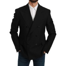 Dolce & Gabbana Eleganter Schwarzer schmal geschnittener formeller Blazer