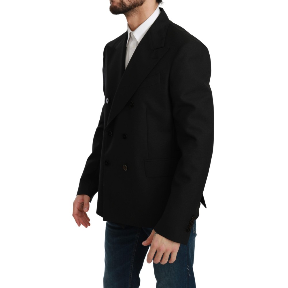 Dolce & Gabbana Eleganter Schwarzer schmal geschnittener formeller Blazer