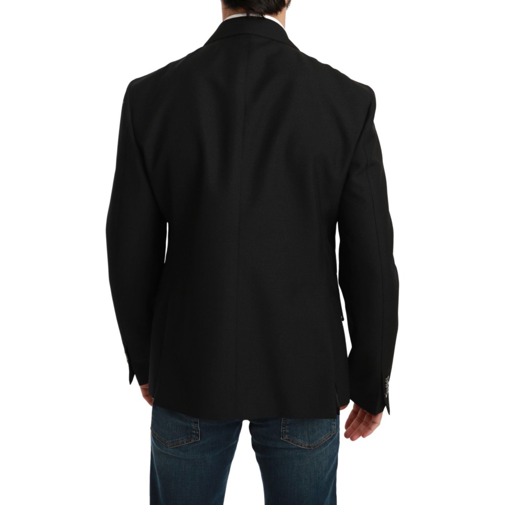 Dolce & Gabbana Eleganter Schwarzer schmal geschnittener formeller Blazer