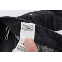 Acht Elegantes graues Slim Fit Premium-Denim für Männer
