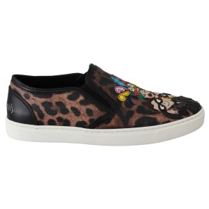Dolce & Gabbana Elegante Loafers mit Leopardenmuster für raffinierten Stil