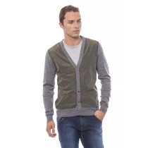 Verri Graue Wolle Männer Strickjacke