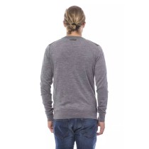 Verri Graue Wolle Männer Strickjacke