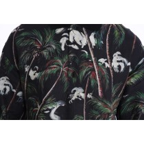 Dolce & Gabbana Sizilianischer Vulkan Motiv Polo Tee