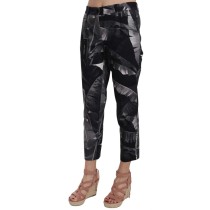 Dolce & Gabbana Eleganter geblümter Jacquard-Rock in A-Linie