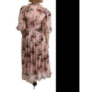 Dolce & Gabbana Elegantes gelbes Seidenhemd für Herren