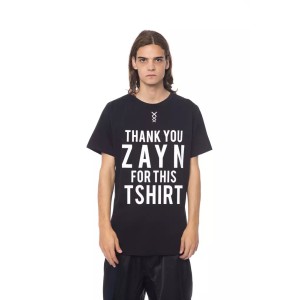 Nicolo Tonetto Schwarzes Baumwolle Männer T-Shirt