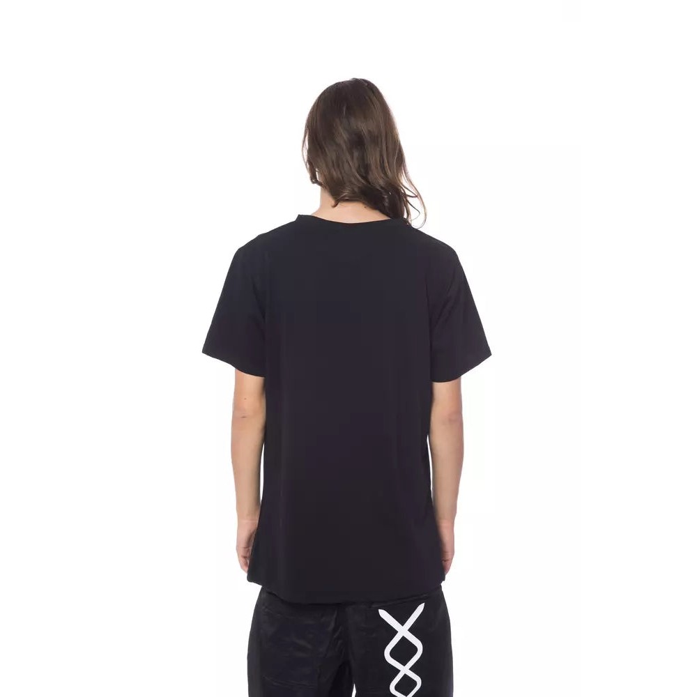 Nicolo Tonetto Schwarzes Baumwolle Männer T-Shirt
