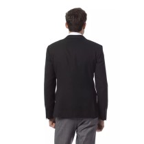 Billionaire Italian Couture Schwarzer Herrenblazer aus Wolle
