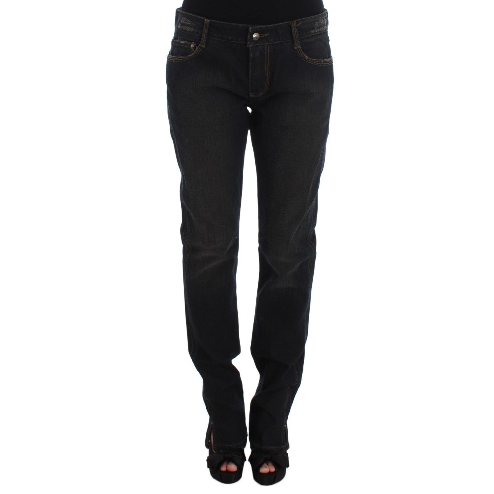 Ermanno Scervino Schicke Boyfriend-Jeans aus Baumwolle - Blau