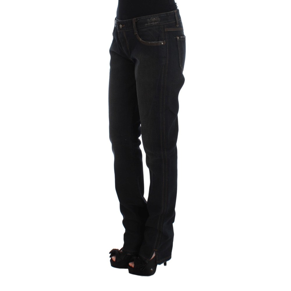 Ermanno Scervino Schicke Boyfriend-Jeans aus Baumwolle - Blau