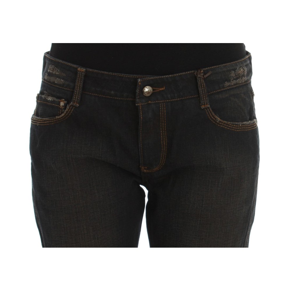 Ermanno Scervino Schicke Boyfriend-Jeans aus Baumwolle - Blau