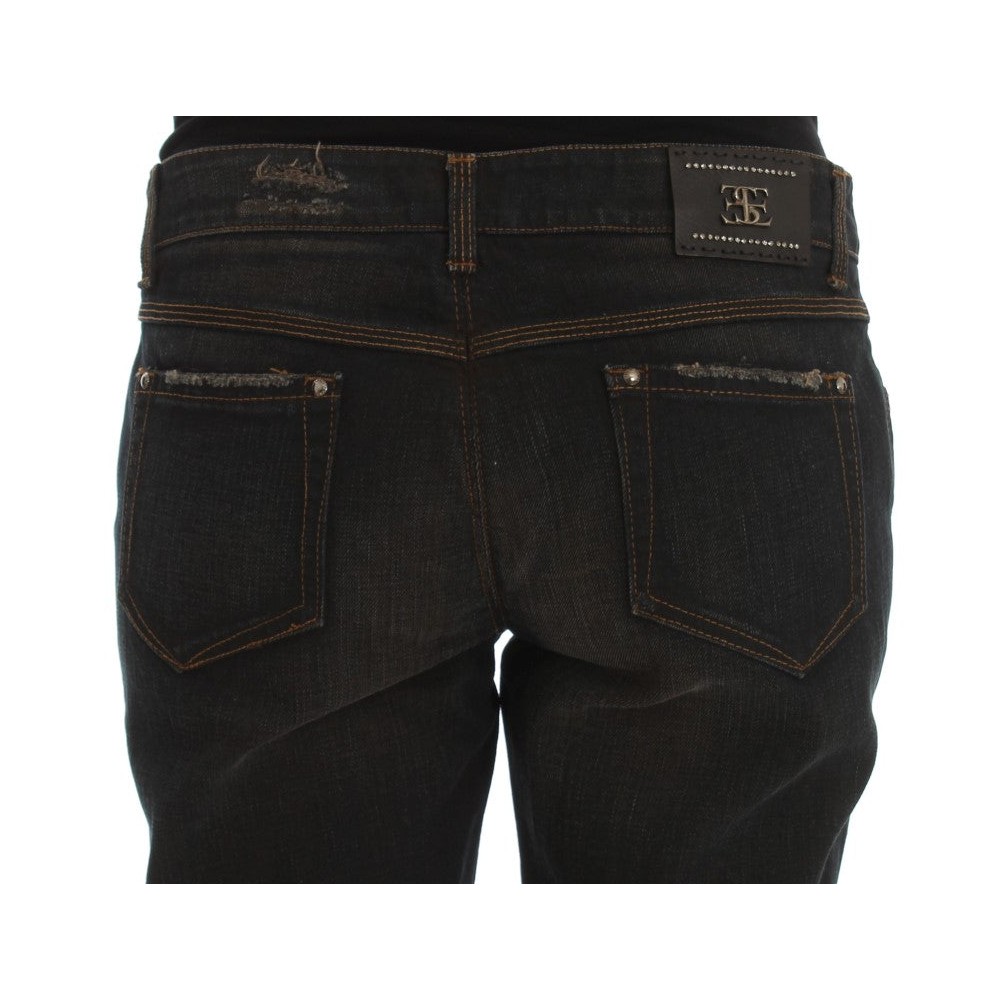 Ermanno Scervino Schicke Boyfriend-Jeans aus Baumwolle - Blau