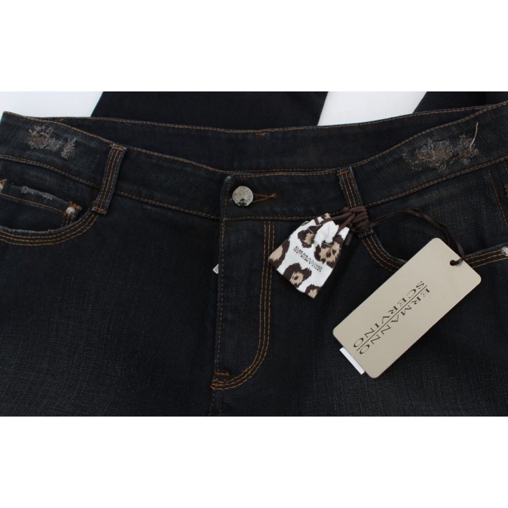 Ermanno Scervino Schicke Boyfriend-Jeans aus Baumwolle - Blau