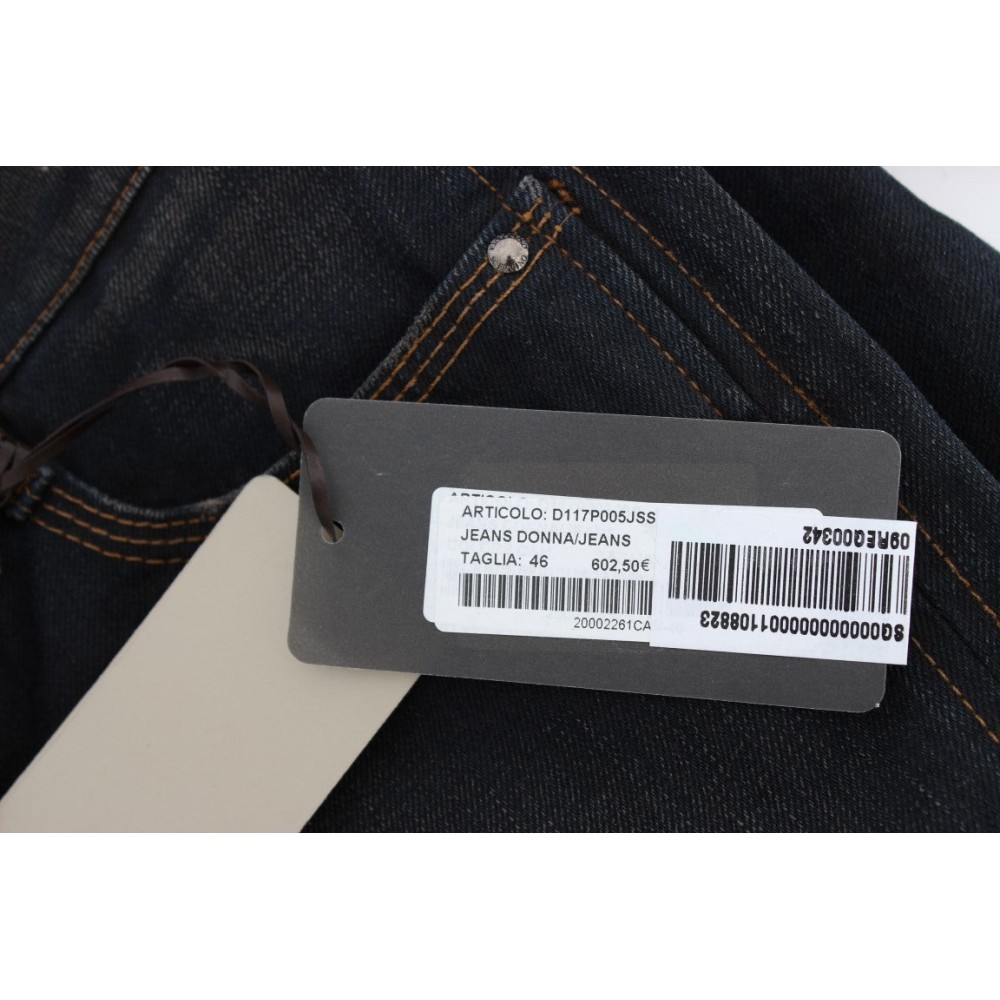 Ermanno Scervino Schicke Boyfriend-Jeans aus Baumwolle - Blau