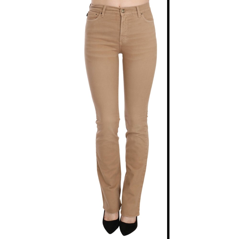 Just Cavalli Schicke gelbe Cordhose mit mittlerer Taille