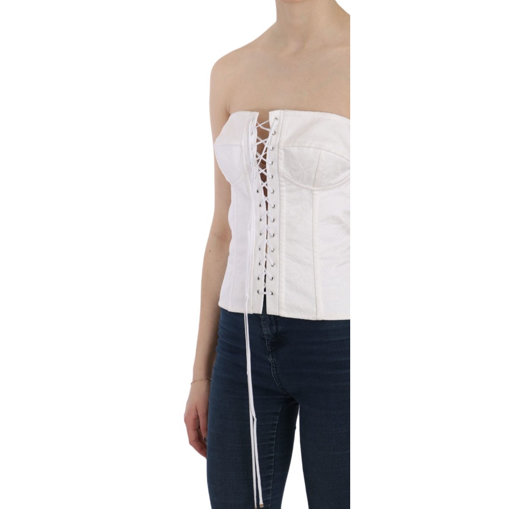 Just Cavalli Schicke braune Skinny-Hose mit mittlerer Taille