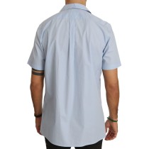 Dolce & Gabbana Elegantes blaues Freizeithemd aus Baumwolle