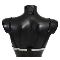 Just Cavalli Eleganter weißer Push-Up-BH mit Logo-Details