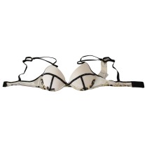 Just Cavalli Eleganter weißer Push-Up-BH mit Logo-Details