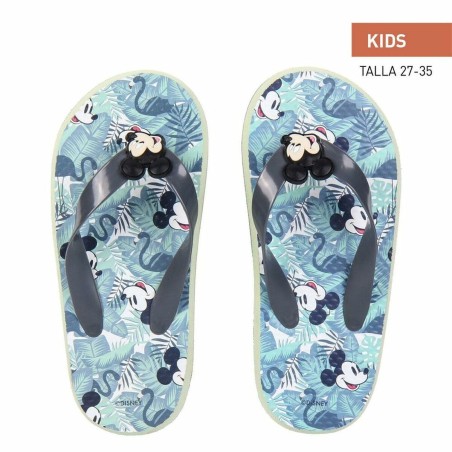 Flip Flops für Kinder Mickey Mouse grün Hellgrün