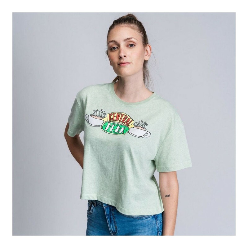 Women’s Short Sleeve T-Shirt Friends Light Green