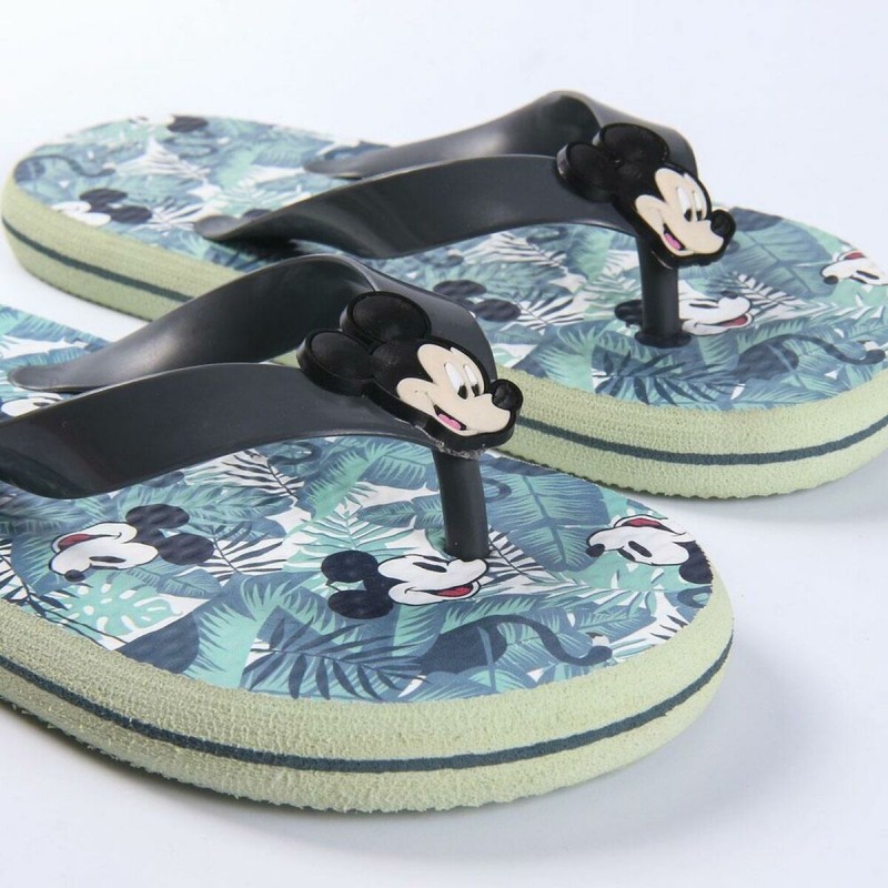 Flip Flops für Kinder Mickey Mouse grün Hellgrün